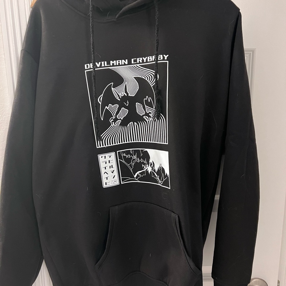 Devilman Crybaby Black Hoodie